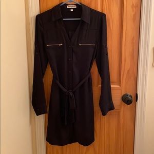 Express Black Shirtdress Size Small